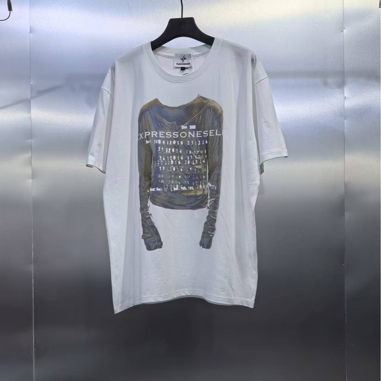 V05-91315-EXP夏季正面潮流服饰印花时尚圆领半袖
