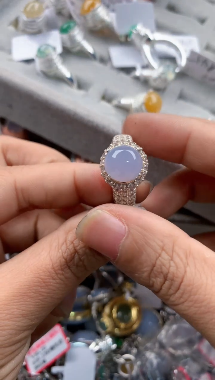 未镶嵌戒指翡翠1010---3