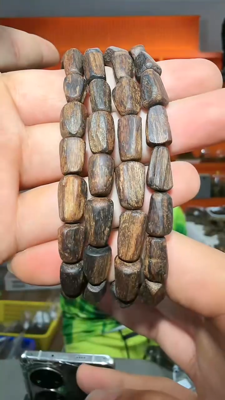 手串沉香217号单圈紫伽罗7g多样性发一