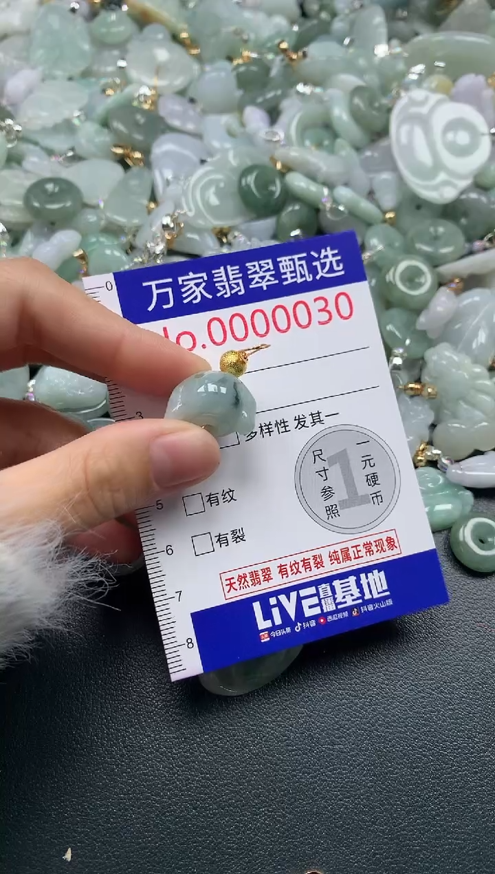 吊坠(不含链)未镶嵌翡翠0030