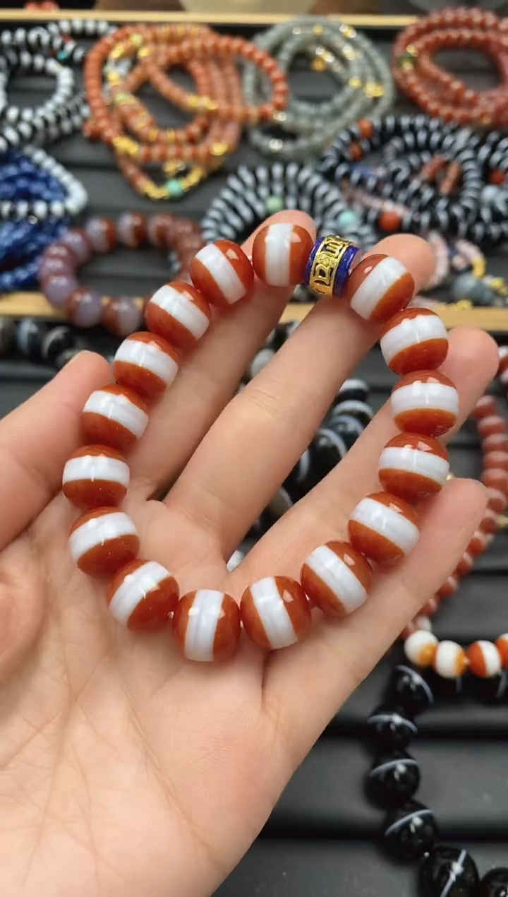 【闪购商品】玛瑙/玉髓手串未镶嵌手串