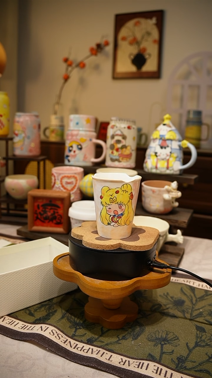 杯子【不带盒子】200高温釉下彩