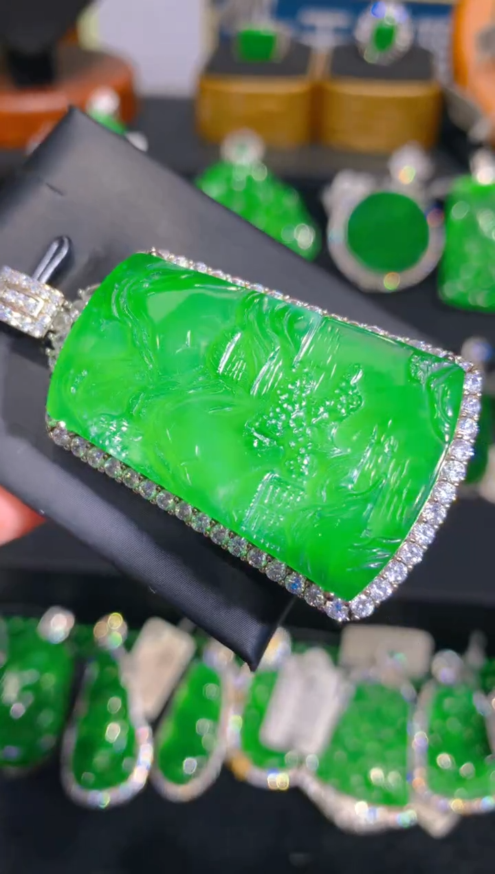 【闪购商品】翡翠颈饰银S925镶嵌22一季