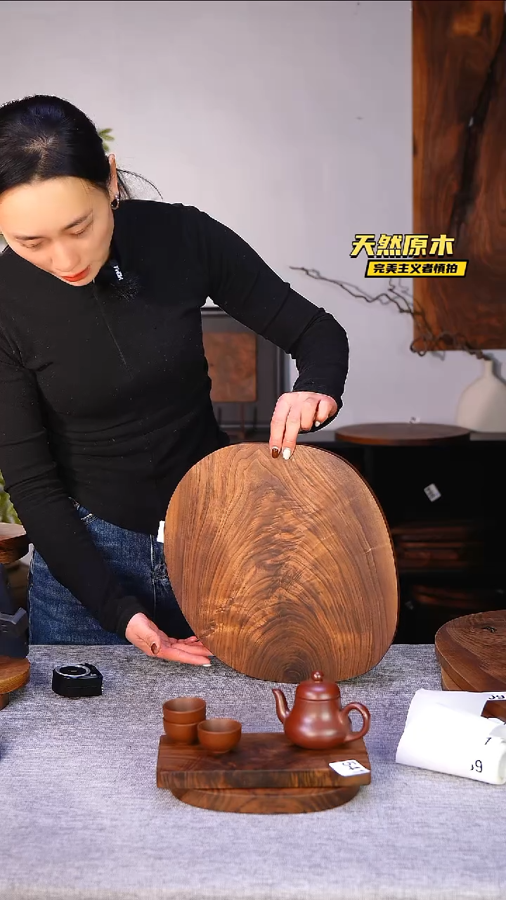 木北美黑胡桃原木.干裂疤结不属于商品质量问题完美主义者慎拍