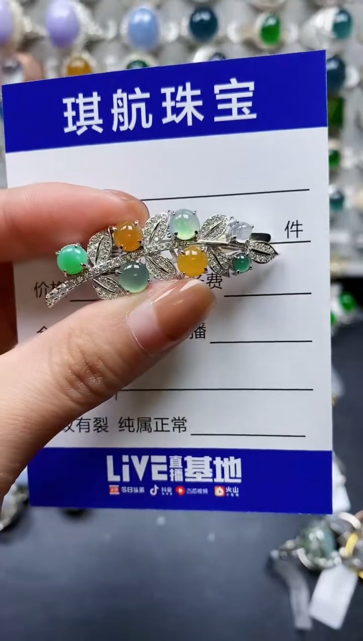 【闪购商品】翡翠颈饰银S925镶嵌0651