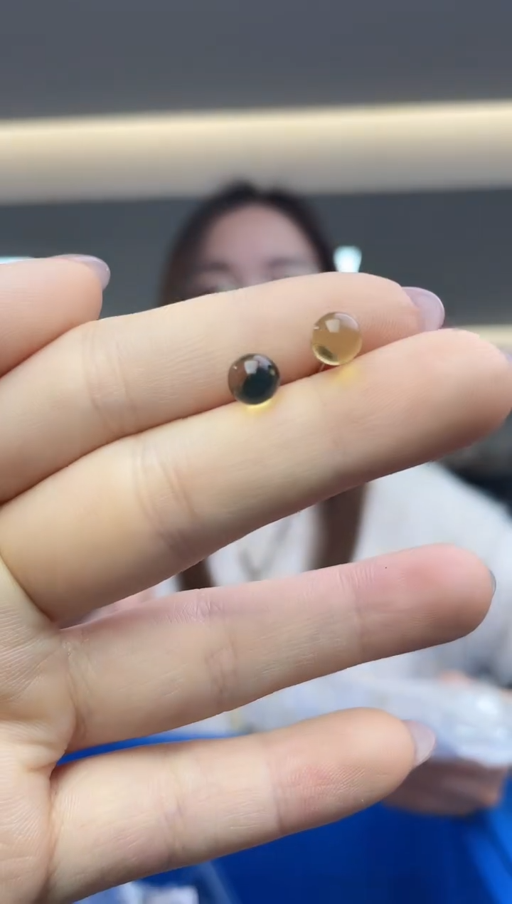 【闪购商品】蓝珀裸石银S925镶嵌（多样性发一件）