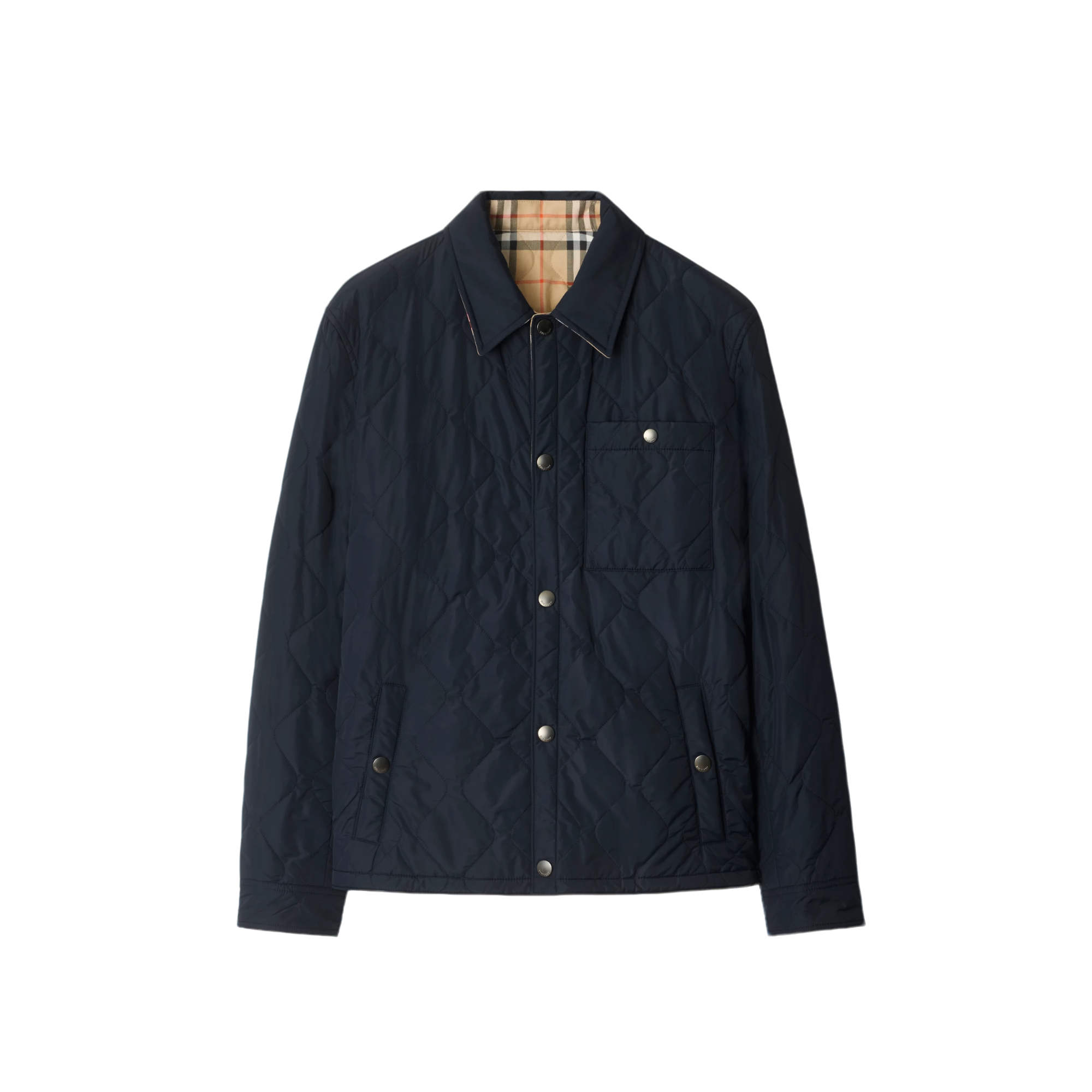 未使用 BURBERRY/博柏利 双面两穿绗缝尼龙外套式衬衫