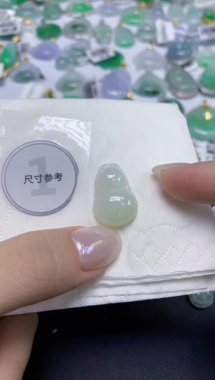 颈饰未镶嵌翡翠天然缅甸翡翠A货百元以上9元证书费自理