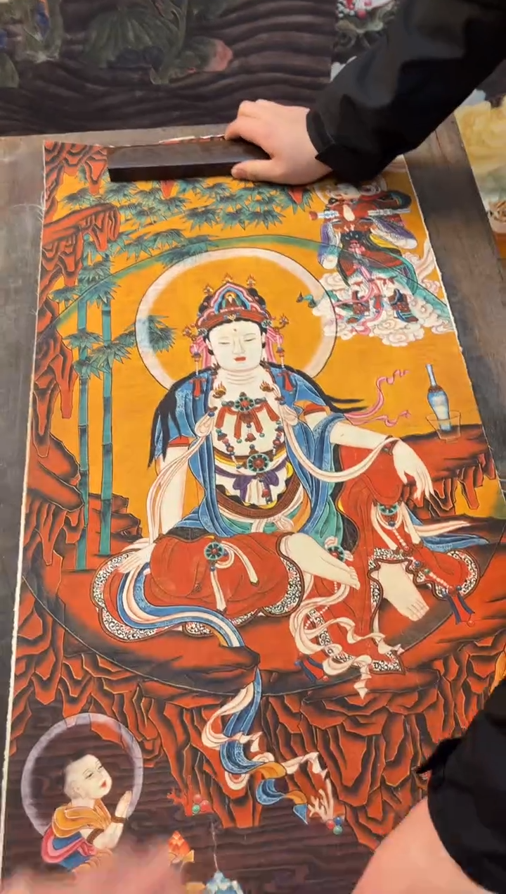 卷轴画刘洋画院老六专属AA90