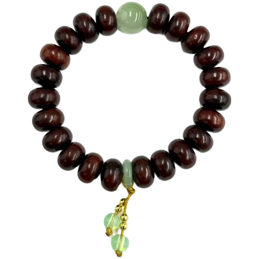 s1561-原创DIY苹果珠单圈手串-手串-12mm-赠礼盒