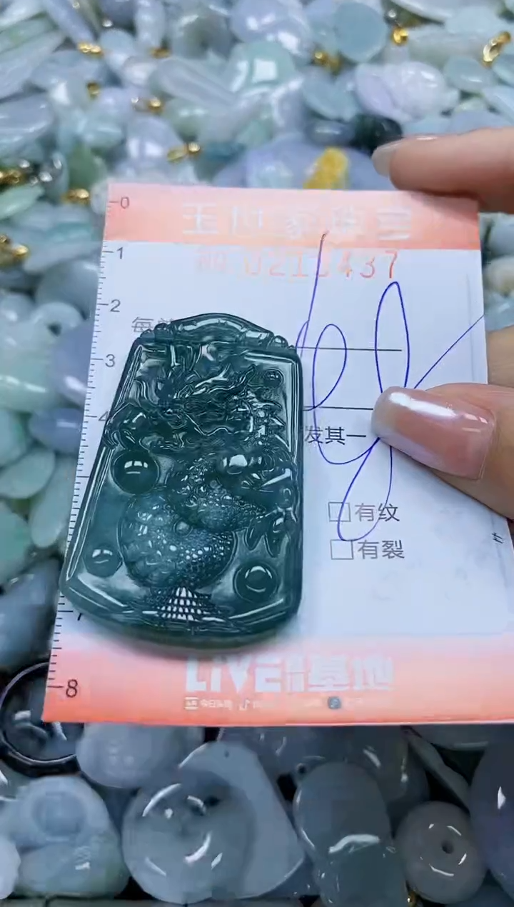 【闪购商品】翡翠未镶嵌颈饰闪购0213437