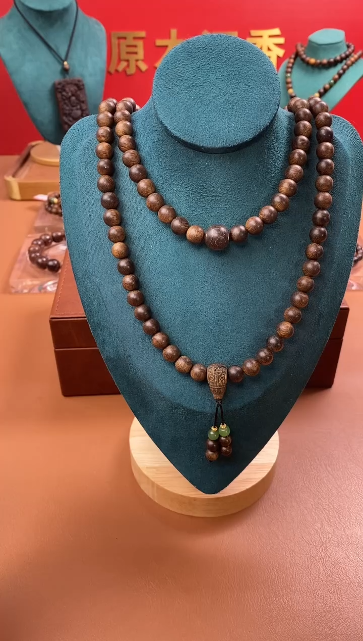 【闪购商品】沉香手串Y沉水芽庄黄棋12瘿子瘤疤单圈