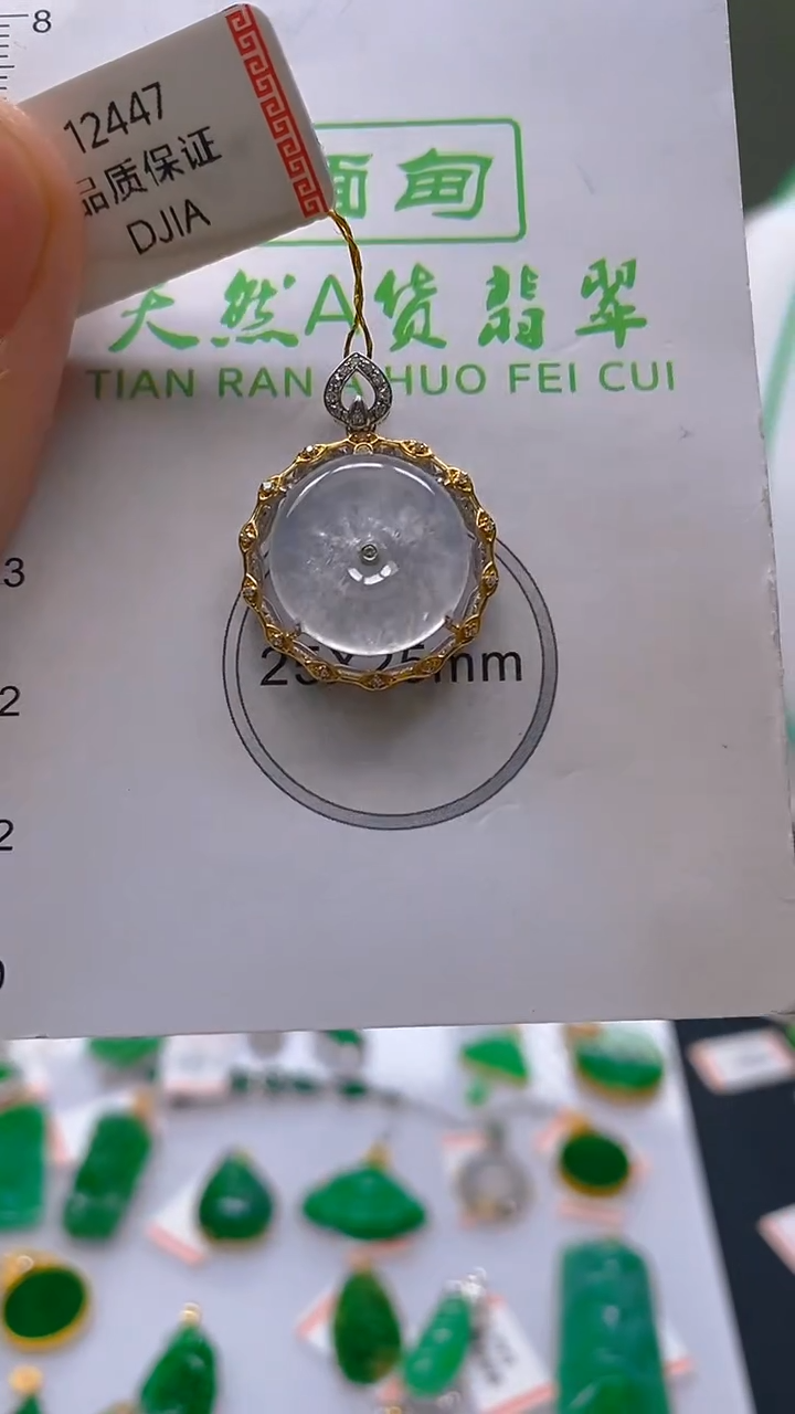 【闪购商品】翡翠颈饰18K金镶嵌新号开播，全场乱卖