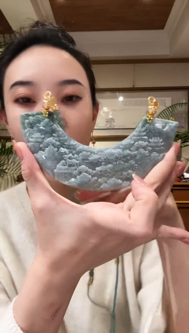 【闪购商品】翡翠颈饰未镶嵌国风