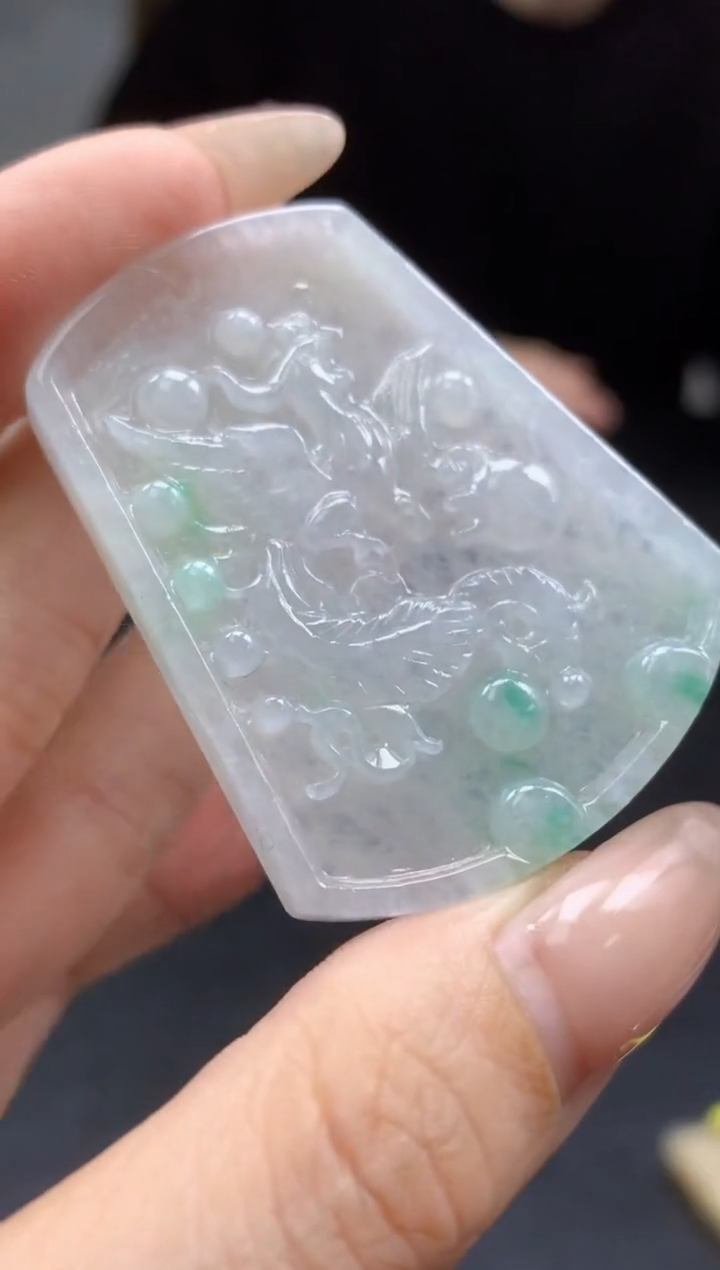 【闪购商品】定制翡翠未镶嵌009ee-毛货挂件30