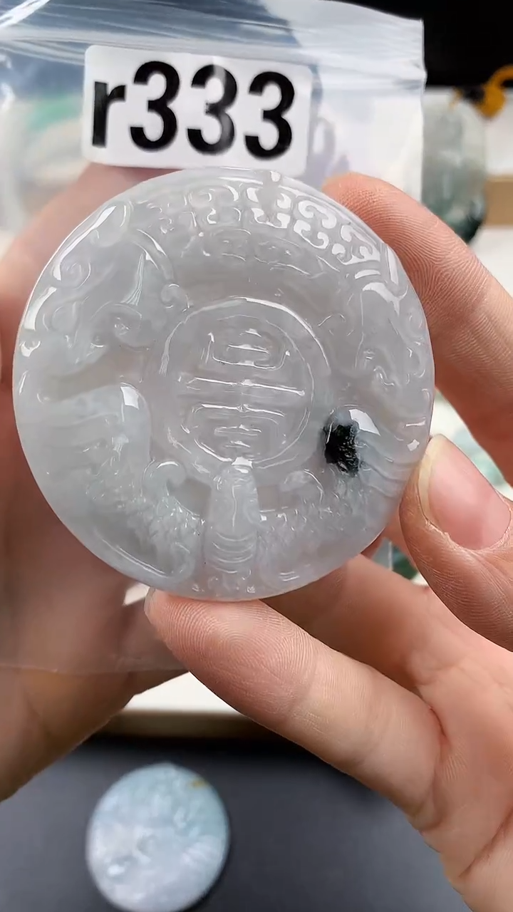 颈饰未镶嵌翡翠天然翡翠吊坠挂件