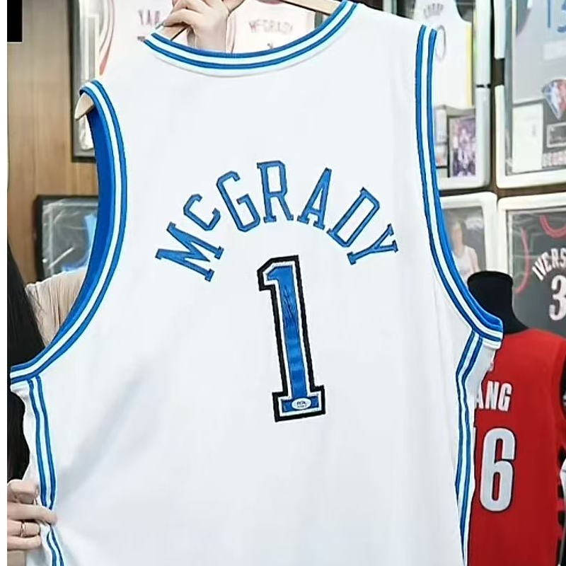 【臻签体育】麦迪亲签魔术元年62分之夜AU球衣收藏（JSA大证书）