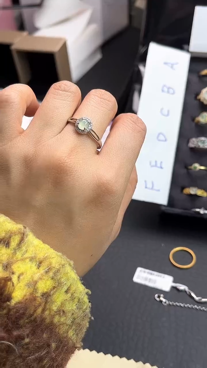 【闪购商品】翡翠戒指未镶嵌女款