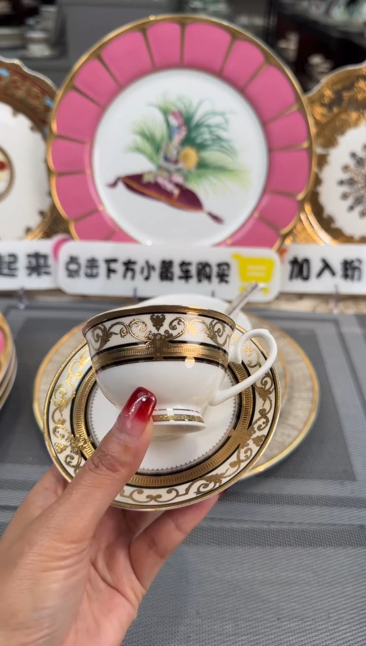 【闪购商品】瓷片90cc一杯一碟 瑕福利价