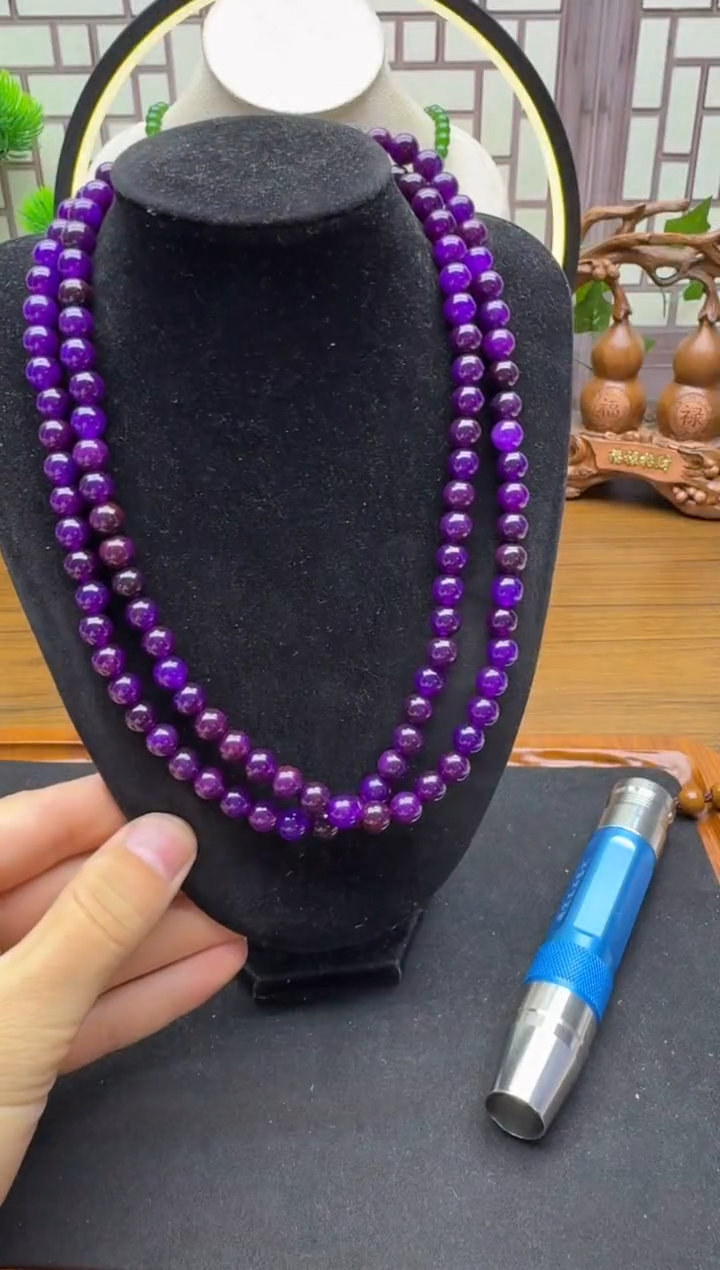 苏纪石（舒俱来）银S925镶嵌颈饰L82   