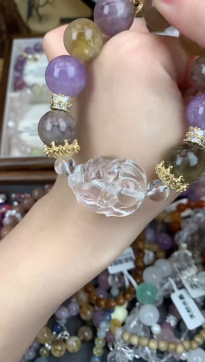 【闪购商品】紫晶手链未镶嵌220手串