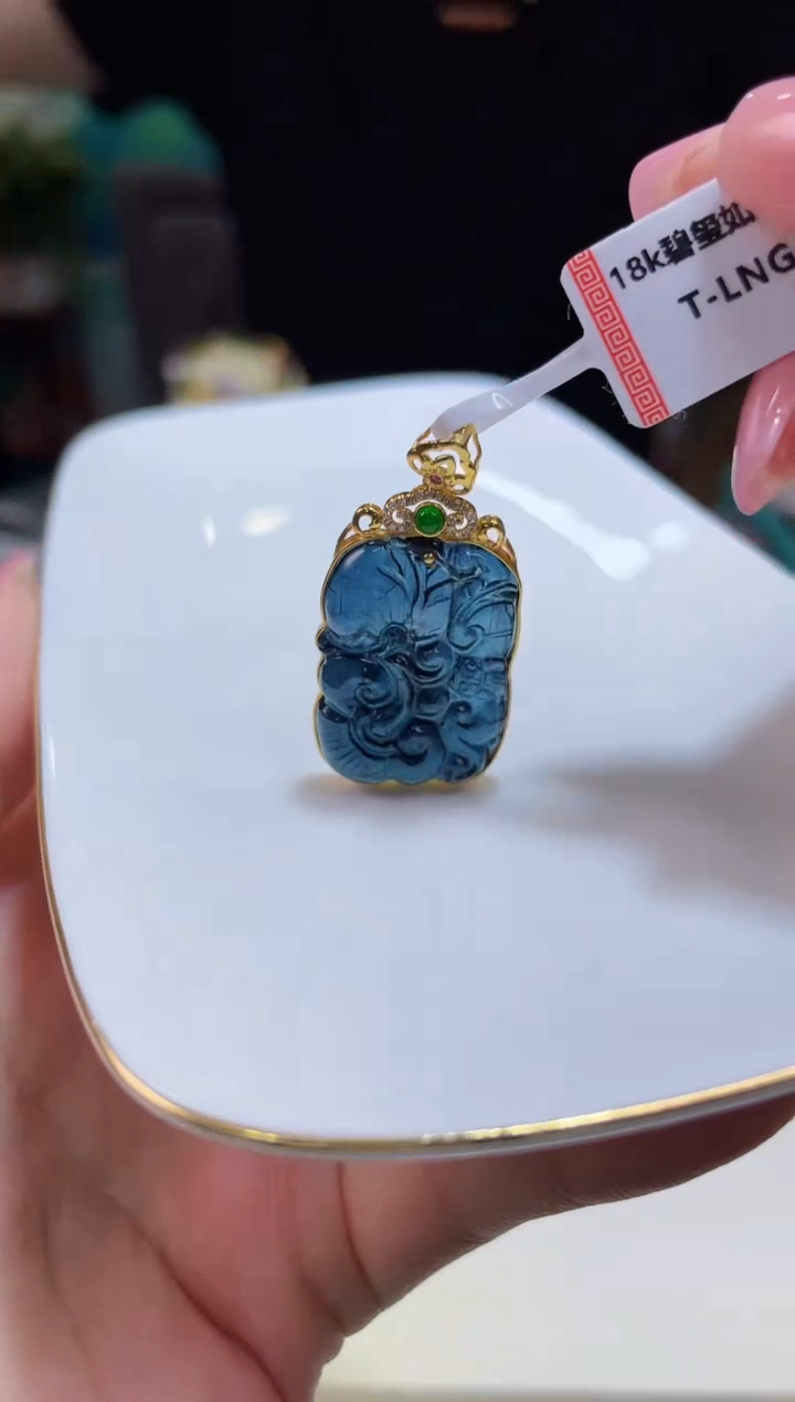 【闪购商品】碧玺颈饰18K金镶嵌@@ZY41209020