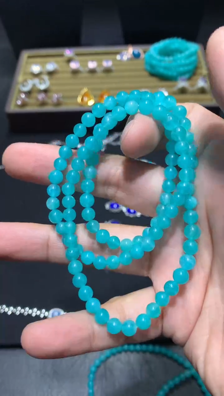 未镶嵌手链天河石K12【多样性发其一】