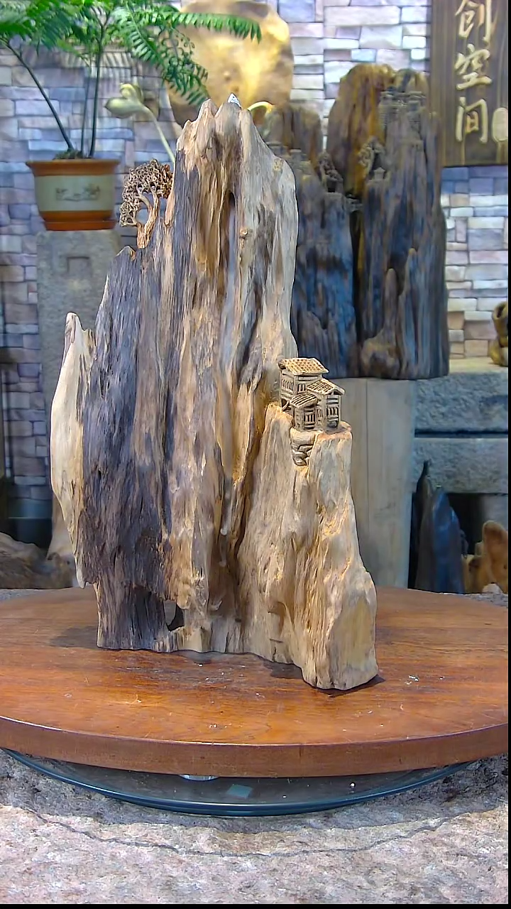 【闪购商品】木木雕黄楠木倒流香摆件