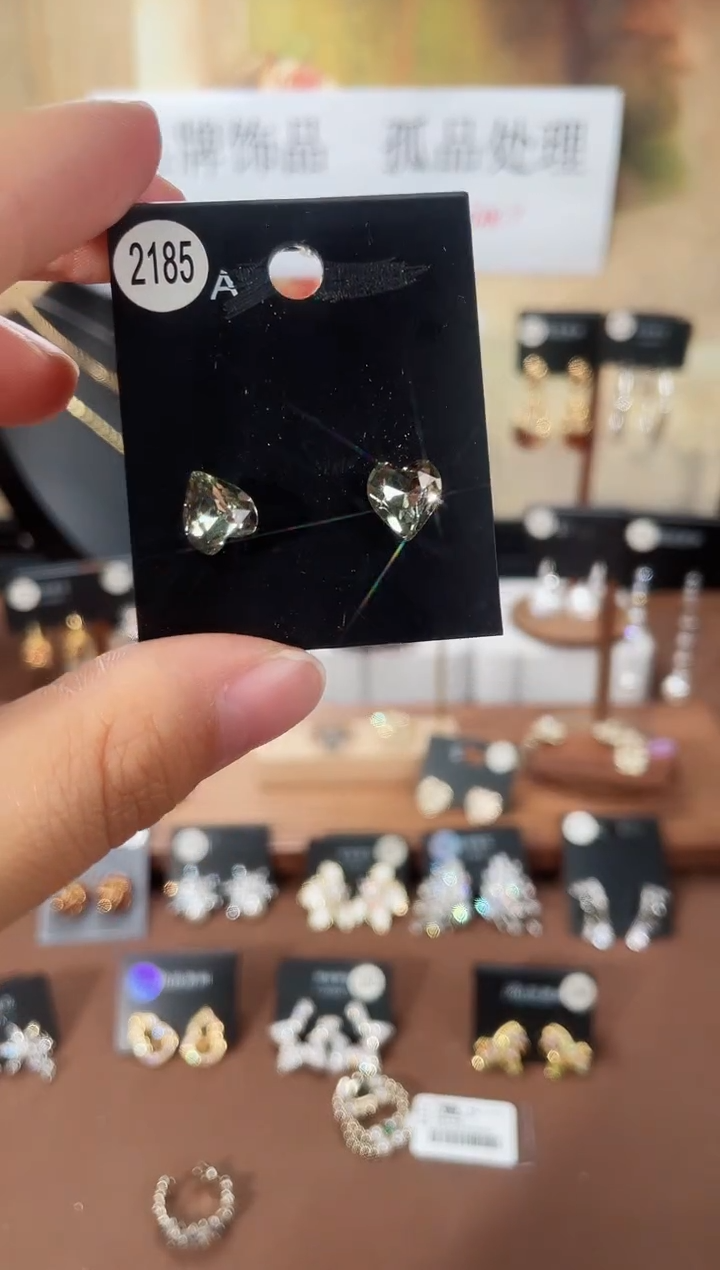 合金925银锆石豆2185