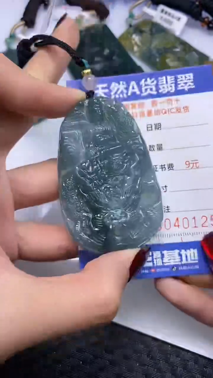 【闪购商品】翡翠颈饰未镶嵌A货翡翠0125