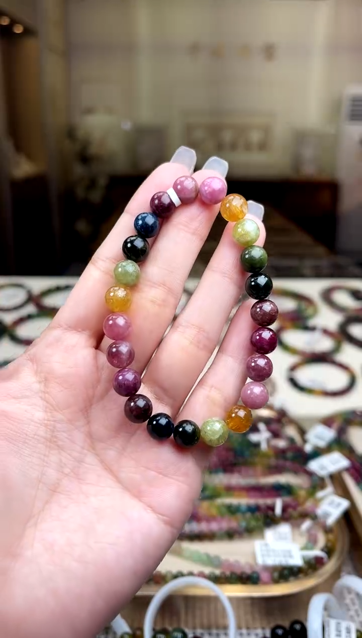 【闪购商品】碧玺/未镶嵌8mm+碧玺单圈多样性发货