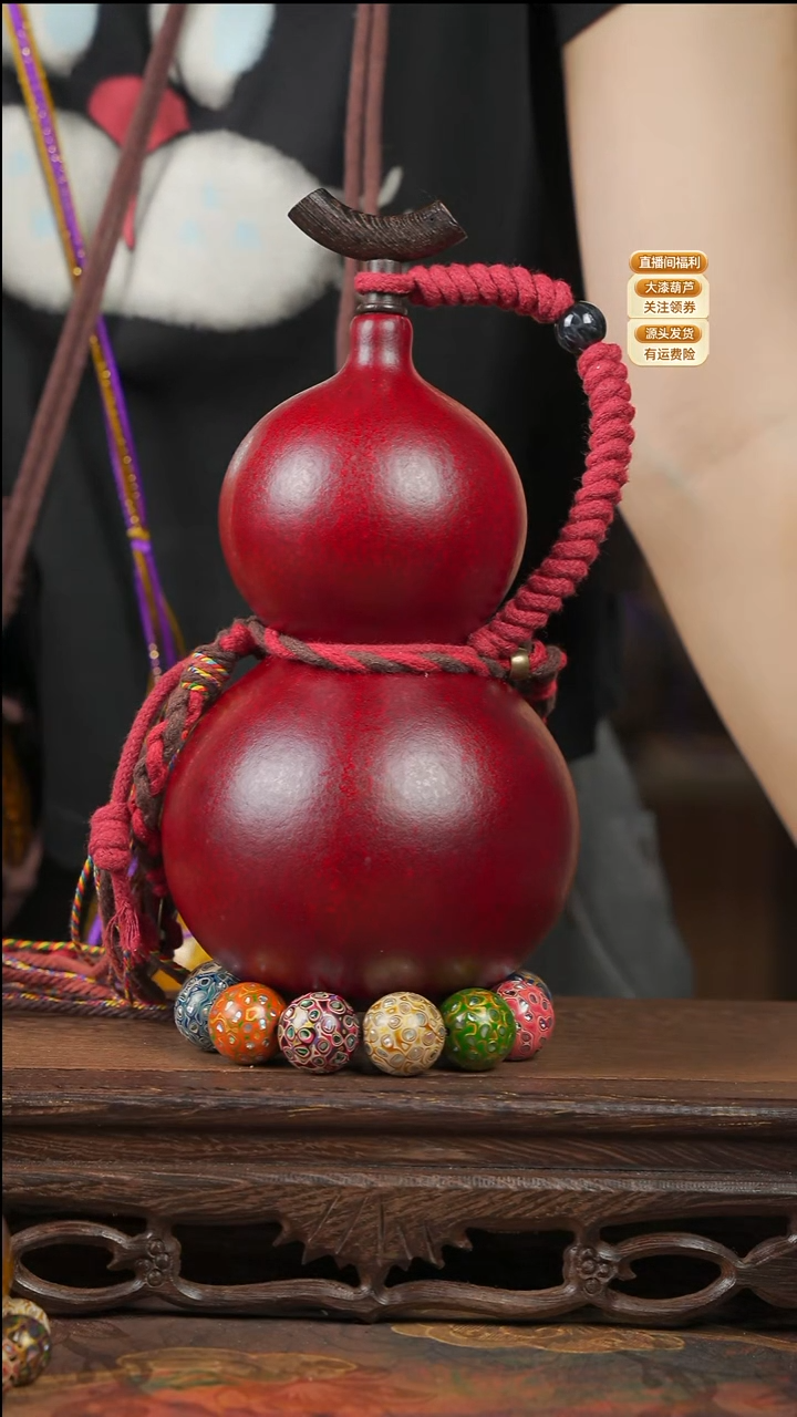 WQ060藏绳款葫芦不包手串