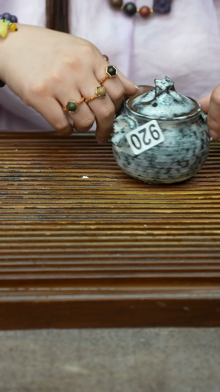 万古烧粗陶手工茶具