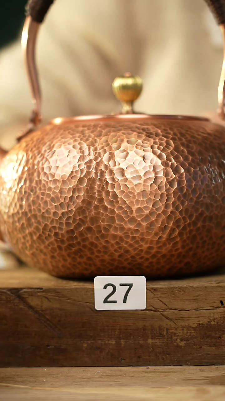 【闪购商品】瓷片设计师款 铜壶