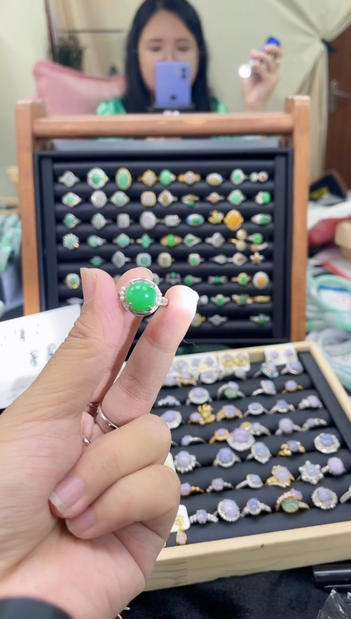 【闪购商品】翡翠戒指未镶嵌旦面戒指