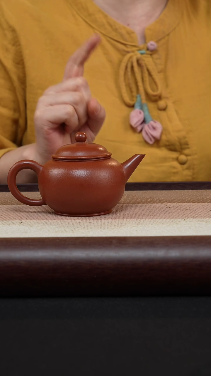 【闪购商品】紫砂茶壶大水平-朱泥MH-1715
