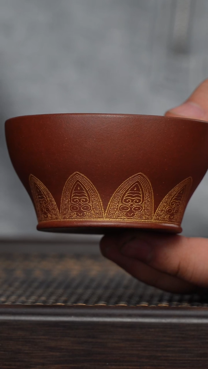 【闪购商品】紫砂茶杯非遗茶器-缠纹