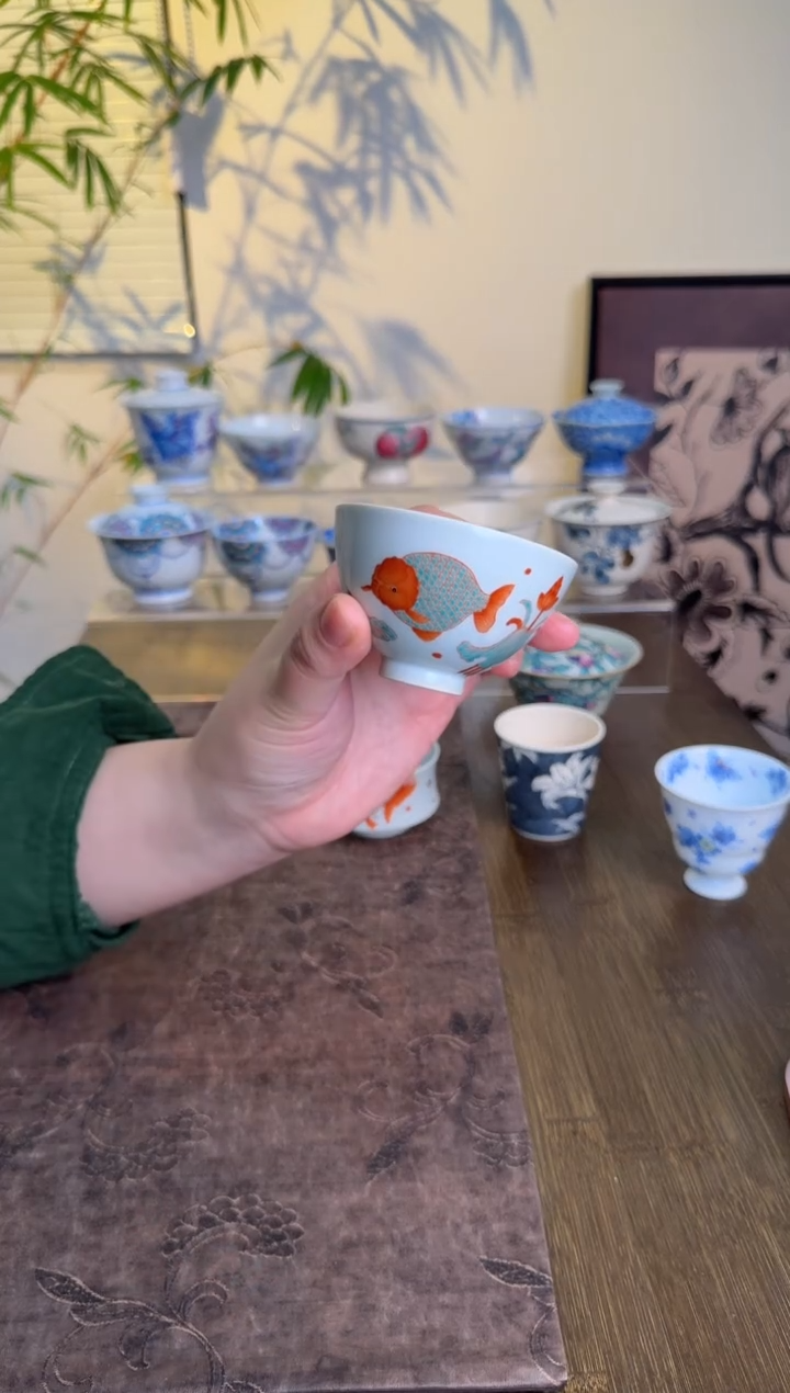 【闪购商品】景德镇手绘茶杯茶杯