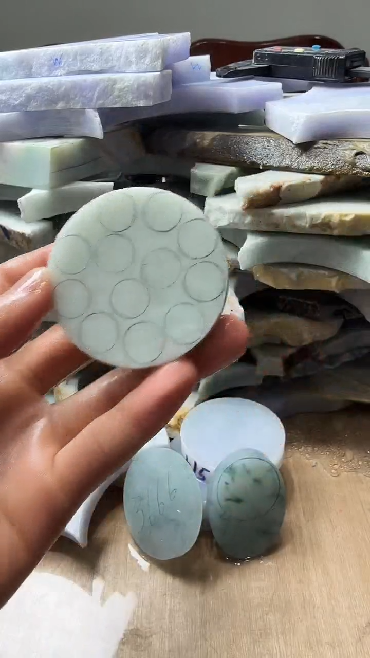 散珠翡翠天然翡翠A货花80