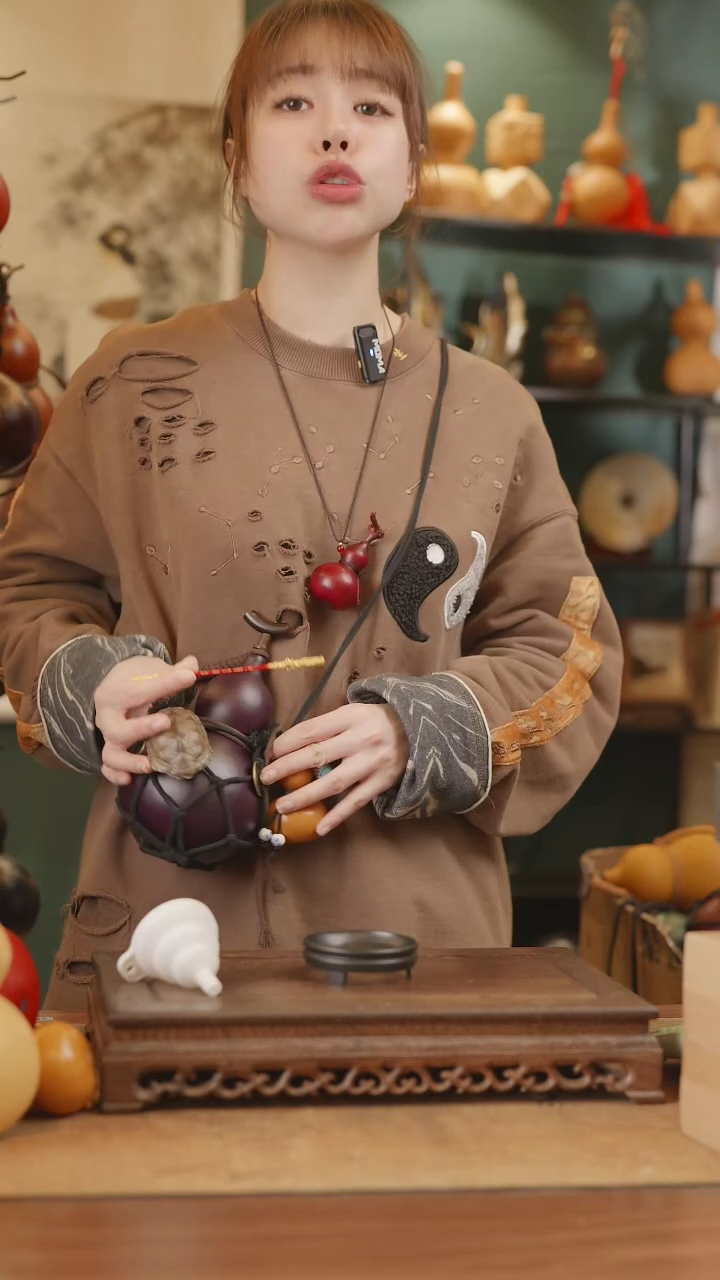 【闪购商品】101号精品天然大漆工艺防渗内胆酒葫芦~