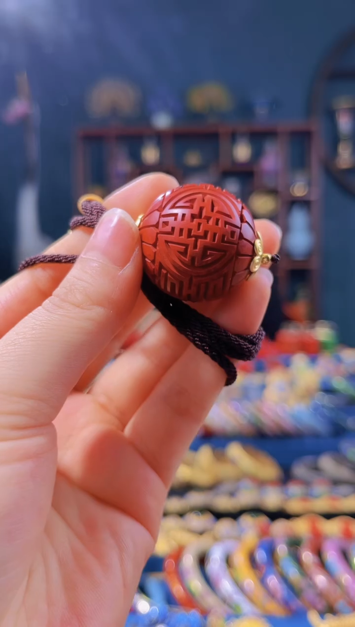 【闪购商品】非遗技艺 雕漆项链 喜