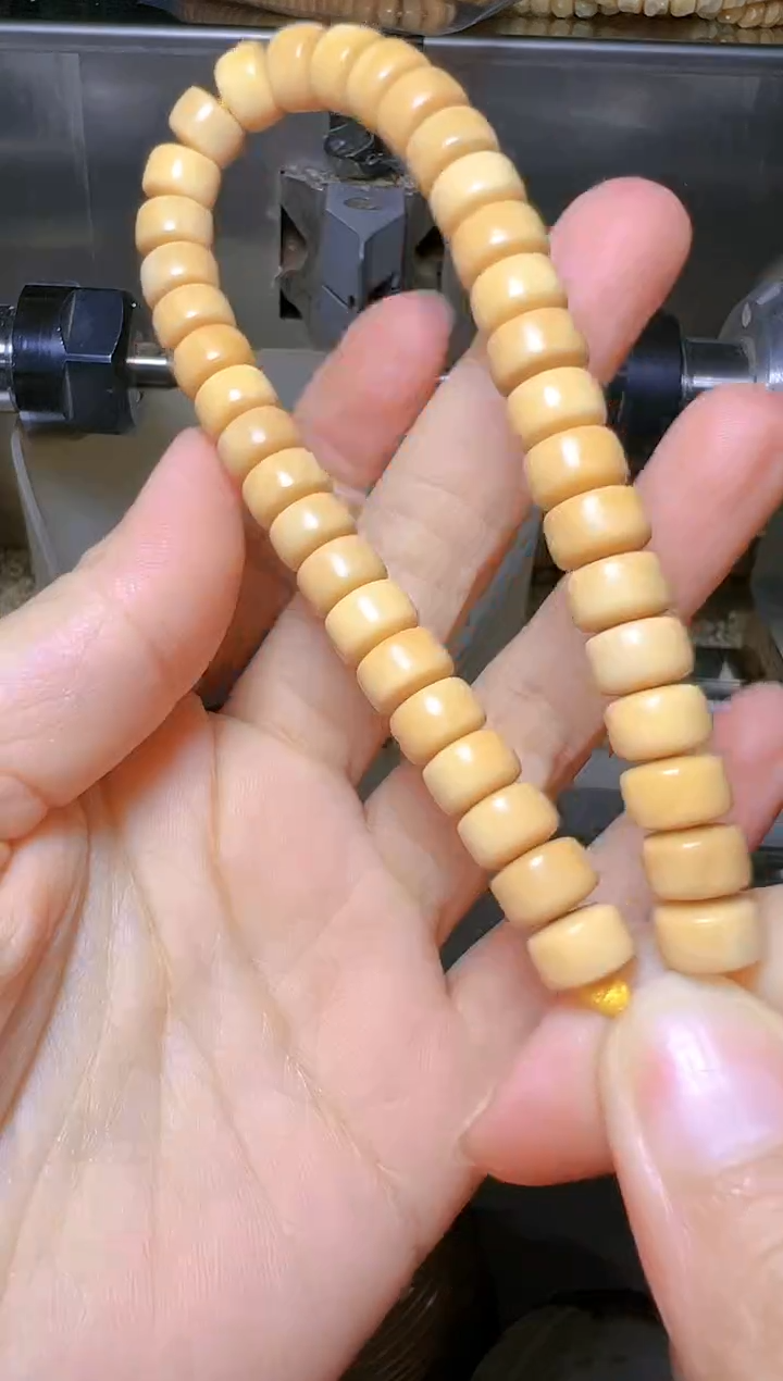 【闪购商品】菩提根/象牙果手串龙脊卡8.7药片单圈 15号