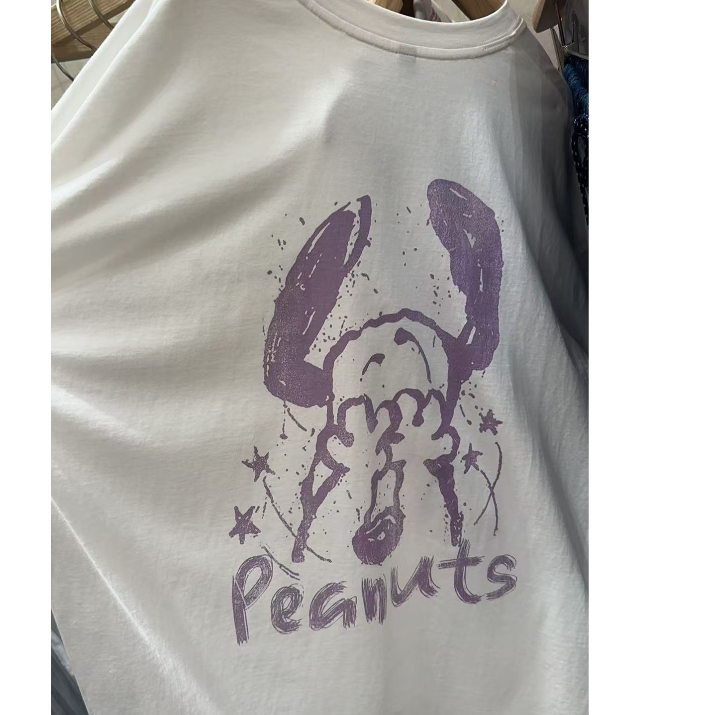 东大门捂脸小狗短袖T（不支持退换）