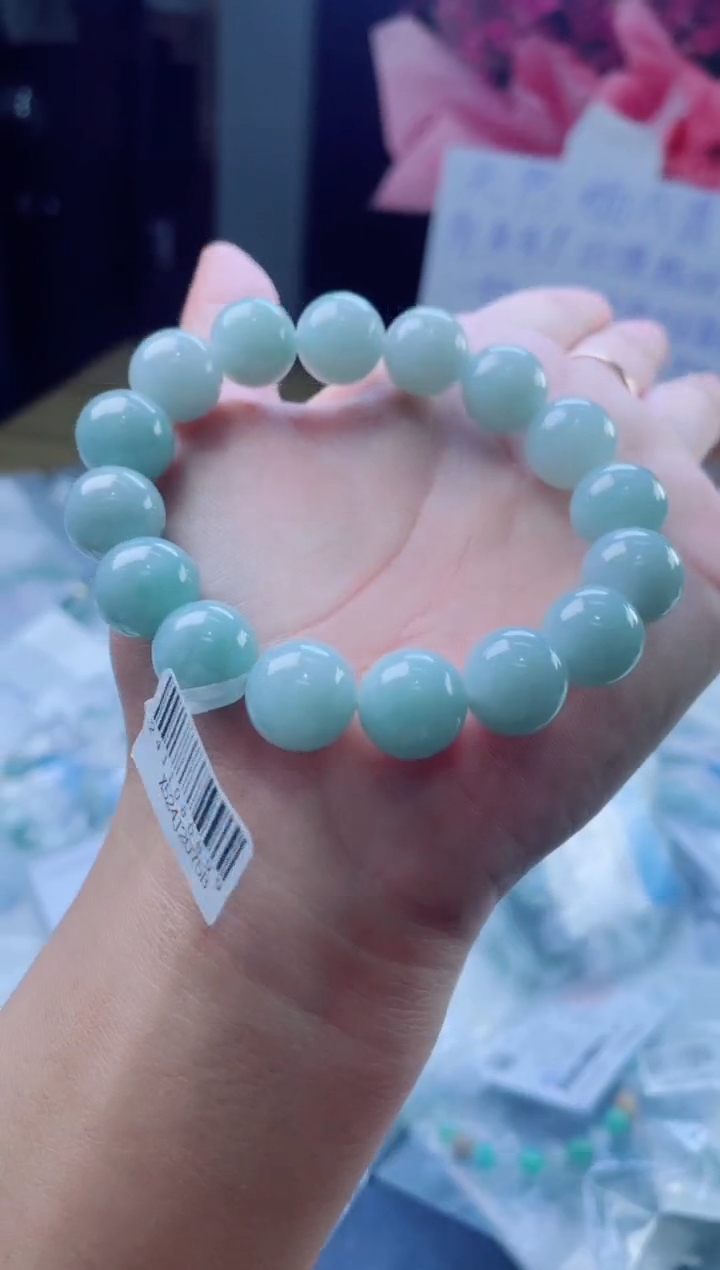 定制翡翠未镶嵌珠串