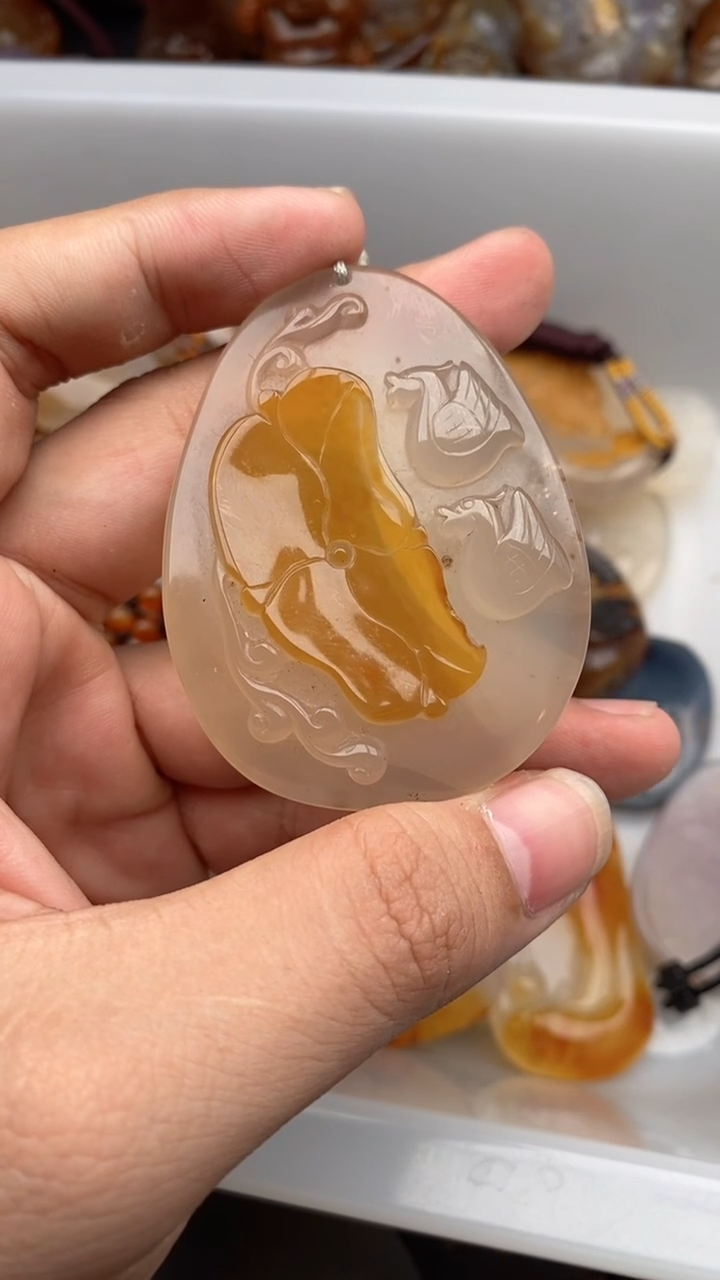 【闪购商品】玛瑙/玉髓颈饰未镶嵌1