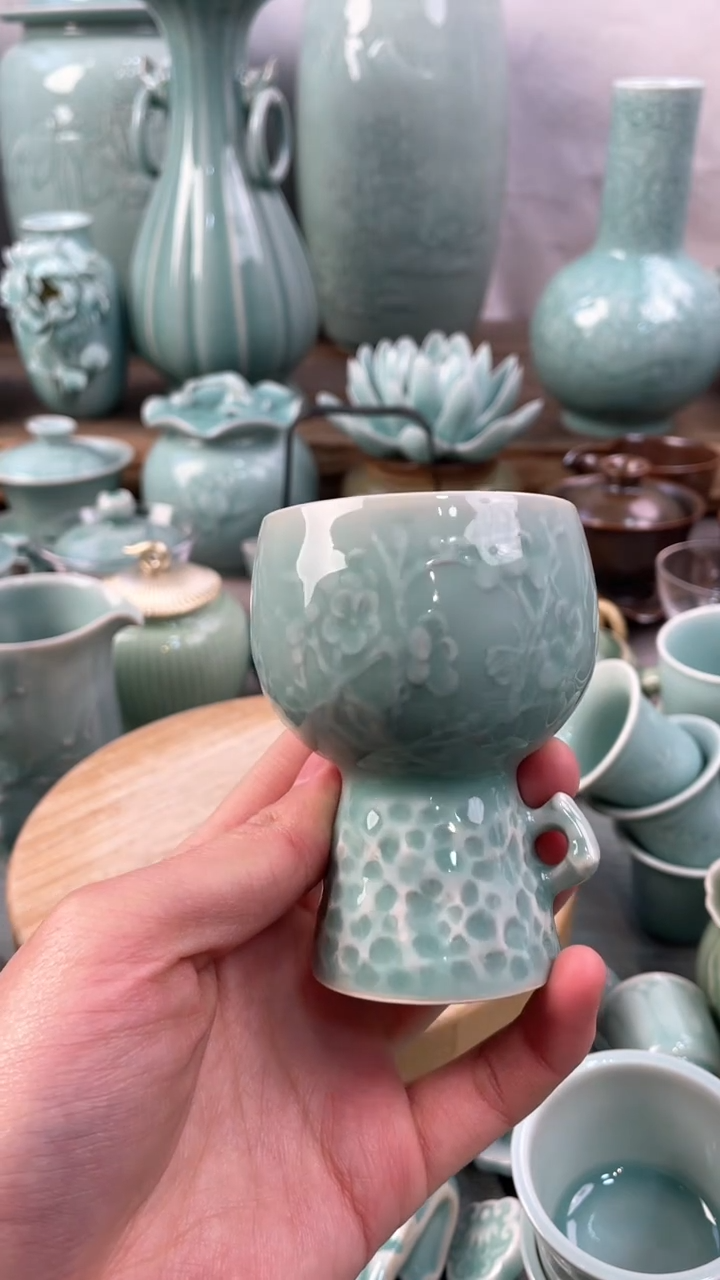 【闪购商品】福利款 慧仙青瓷 瓷器 主人杯