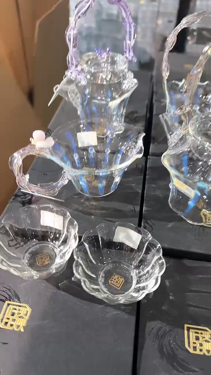 【闪购商品】幽梦侧把粉色+花瓣品杯