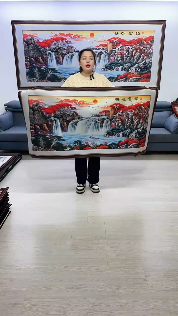 【闪购商品】横款399鸿运当头80*160