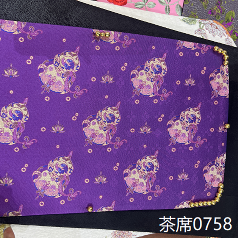 阿茶  紫色葫芦茶席零配（茶席0758）