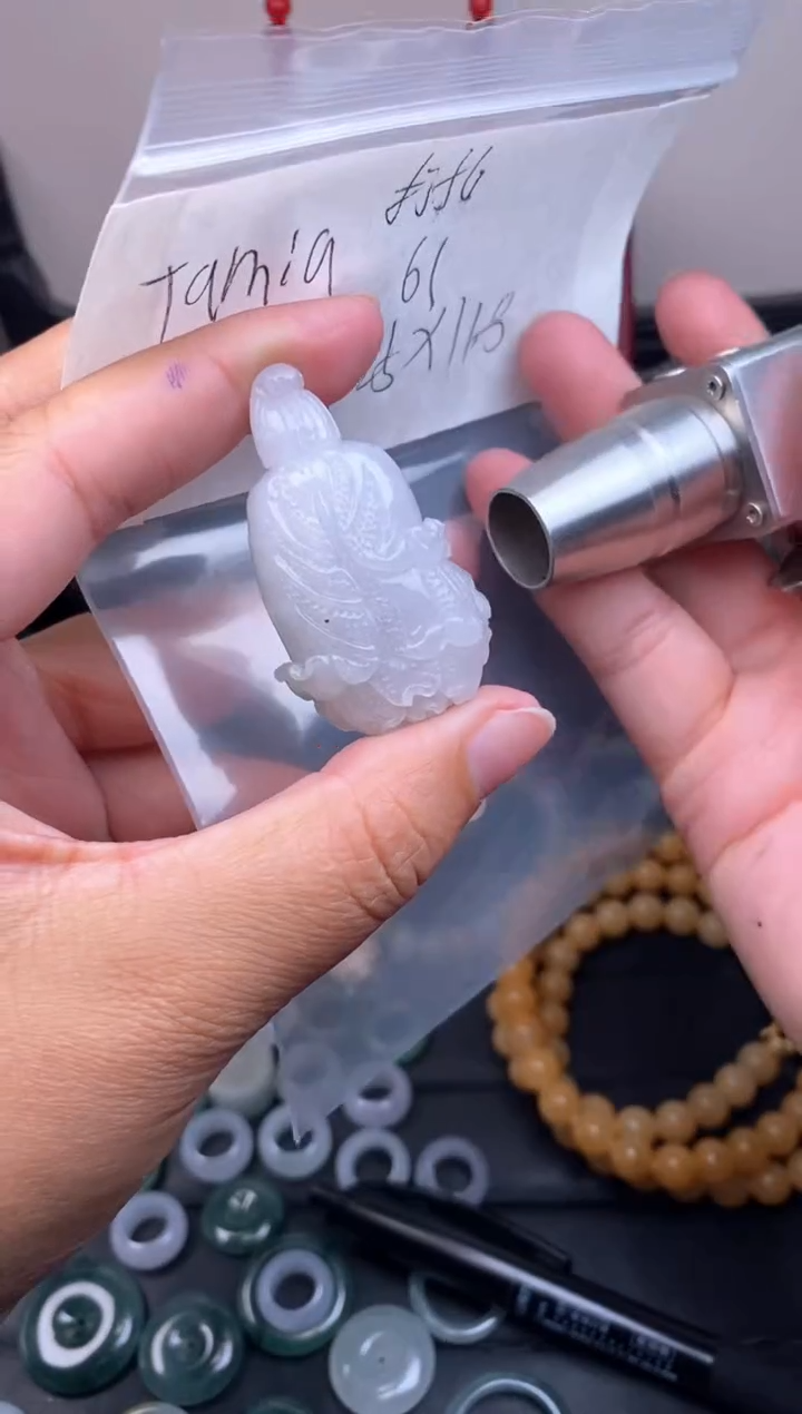 未镶嵌定制翡翠T***a毛货需抛光多样性拍一发一